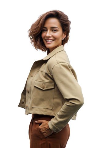 Chaqueta Beige DOUGGER ALBA DOUGGER