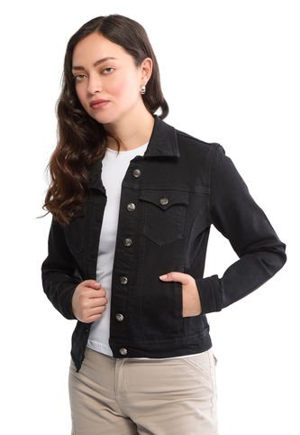 Chaqueta Negra DOUGGER ALABAMA. DOUGGER