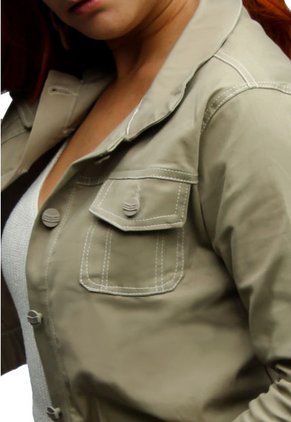 Chaqueta Beige DOUGGER SIRANI