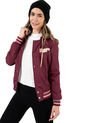 Chaqueta Tipo Beisbolera Vinotinto Dougger WINONA de DOUGGER