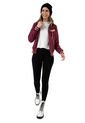 Chaqueta Tipo Beisbolera Vinotinto Dougger WINONA de DOUGGER