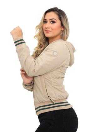 Chaqueta Beige DOUGGER TELMA