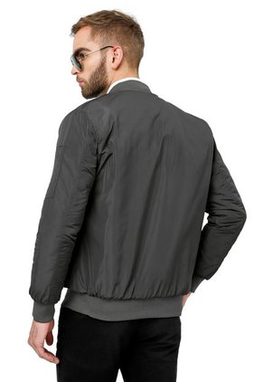 CHAQUETA BOMBER PREACOLCHADA LUCCA Gris Dougger