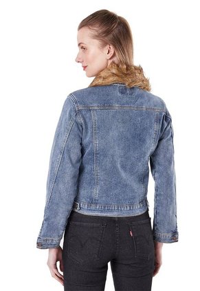 Chaqueta De Jean Mujer Indigo Dougger TAYLOR