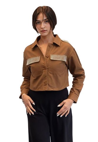 Chaqueta Ocre DOUGGER ROXY DOUGGER