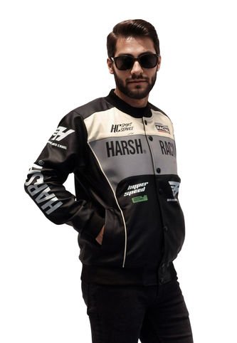 Chaqueta Liviana Negra Dougger RACING DOUGGER