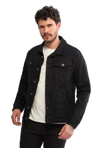Chaqueta Negro DOUGGER INDIANA. DOUGGER