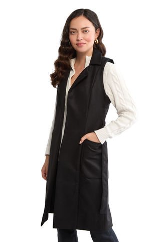 Chaleco Negro DOUGGER VARSOVIA. DOUGGER