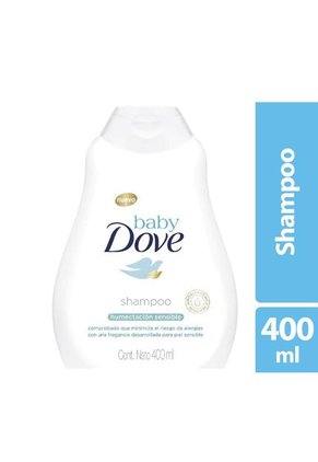 Shampoo Baby Dove Humectación Sensible 2 X 400 Ml