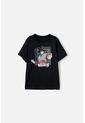 Camiseta De Dragon Ball Manga Corta Negra Para Niño 8 de DRAGON BALL