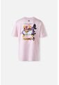 Camiseta De Dragon Ball  Super Rosada Manga Corta Para Hombre M de DRAGON BALL