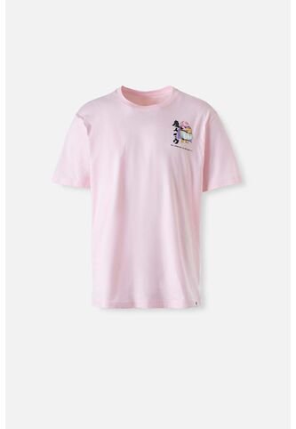 Camiseta De Dragon Ball  Super Rosada Manga Corta Para Hombre S DRAGON BALL