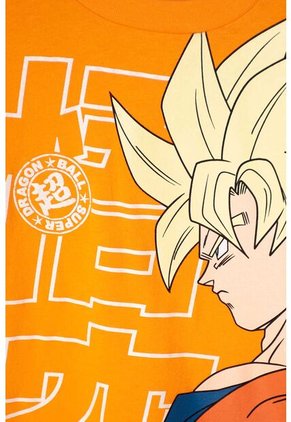 Pijama De Dragon Ball De Pantalón Largo Naranja Y Azul Para Niño 6