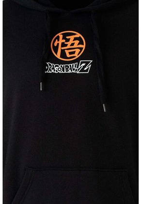 Buzo De Dragon Ball Z Cerrado Con Capucha  Negro Para Hombre L