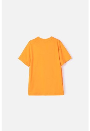 Camiseta De Dragon Ball Manga Corta Naranja Para Niño 12