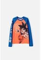 Camiseta De Baño De Dragon Ball Z Manga Corta Azul Y Naranja Para Niño 12 de DRAGON BALL