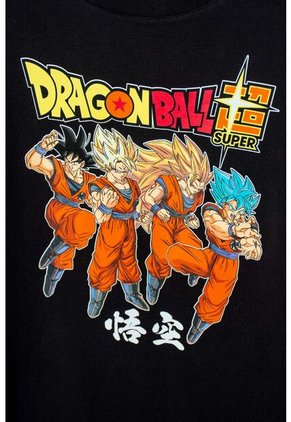 Camiseta De Niño, Manga Corta Negra  De Dragon Ball Toei Animation Inc 12
