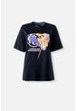 Camiseta De Dragon Ball Z Estampada Negra Para Mujer XS de DRAGON BALL