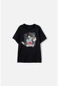 Camiseta De Dragon Ball Manga Corta Negra Para Niño 8 de DRAGON BALL