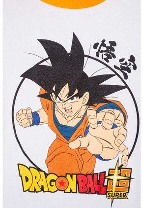 Pijama De Dragon Ball De Pantalón Largo Blanco Para Niño 8