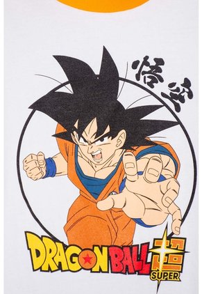 Pijama De Dragon Ball De Pantalón Largo Blanco Para Niño 12