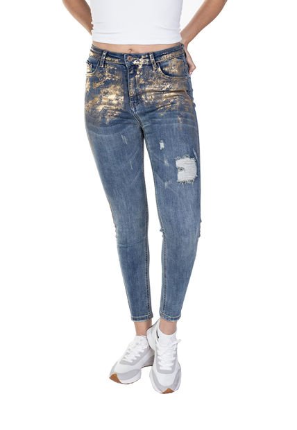 Jean High Waist Para Mujer