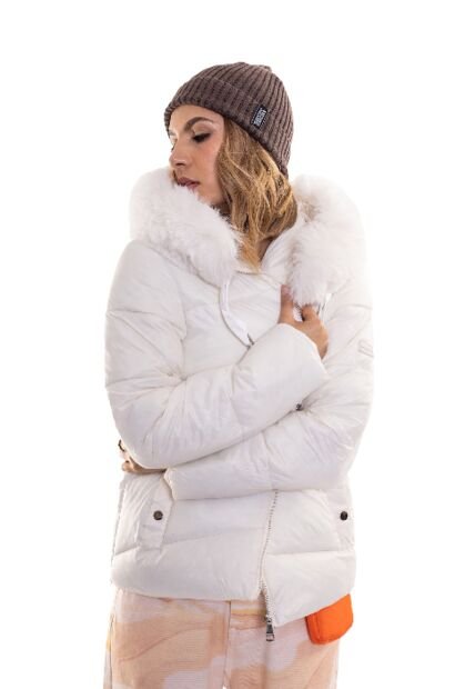 CHAQUETA PADDED CON OVEJERO PARA MUJER