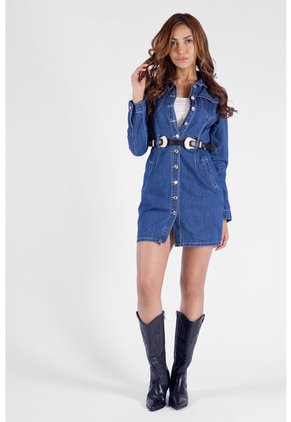 Vestido Denim Para Mujer