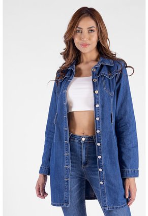 Vestido Denim Para Mujer