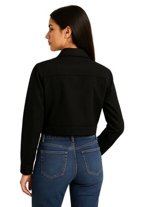 Chaqueta Casual De Bolsillos Frontales Para Mujer 