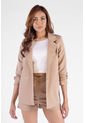 Set Blazer + Short Beige Para Mujer de DREAMER