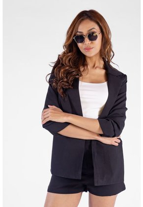 Set Blazer + Short Beige Para Mujer