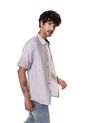 Camisa Rustica A Rayas Manga Corta de DREAMER