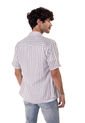 Camisa Rustica A Rayas Manga Corta de DREAMER
