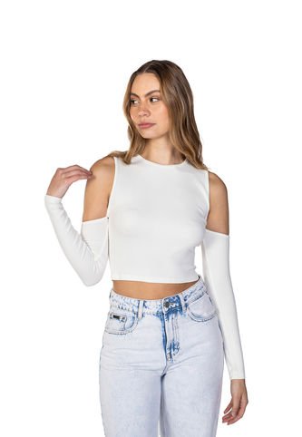 CROP TOP CON MANGA GUANTE DREAMER