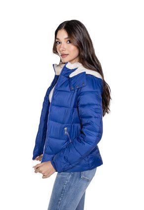 Chaqueta Padded Con Ovejero Para Mujer