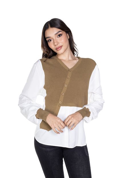 BLUSA CHALECO PARA MUJER
