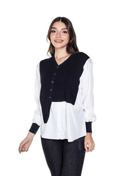 BLUSA CHALECO PARA MUJER