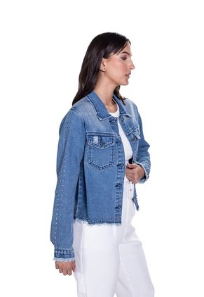 Chaqueta Denim Para Mujer