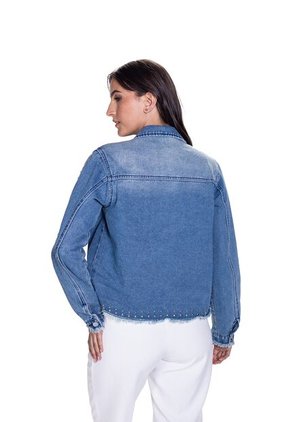 Chaqueta Denim Para Mujer