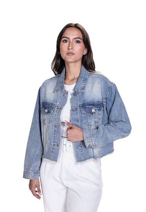 Chaqueta Denim Para Mujer