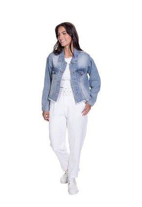 Chaqueta Denim Para Mujer