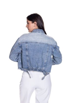Chaqueta Denim Para Mujer