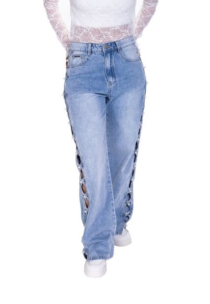 JEAN WIDE LEG PARA MUJER