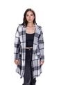 Abrigo Paño Con Solapa A Cuadros de DREAMER