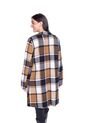 Abrigo Paño Con Solapa A Cuadros de DREAMER