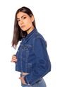 Chaqueta Denim Cropped Para Mujer de DREAMER