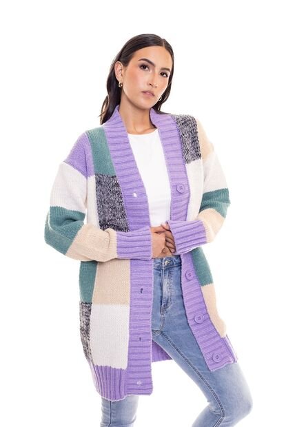 CÁRDIGAN MUJER BLOQUES
