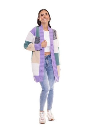 CÁRDIGAN MUJER BLOQUES