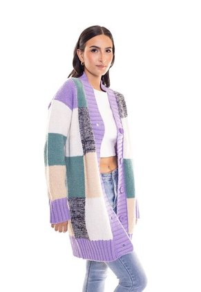 CÁRDIGAN MUJER BLOQUES